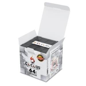 CocoUS Charcoal 64 pieces 26mm Cubes - Image 4