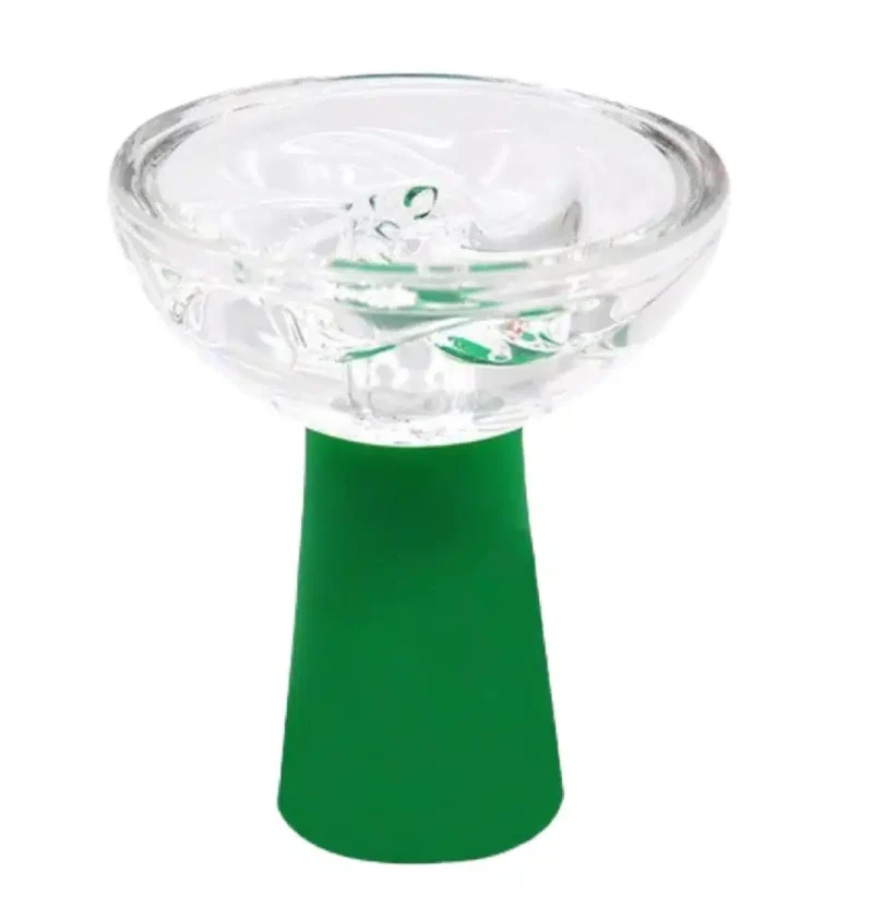 ZEBRA HOOKAH BOWL SPIRAL GLASS