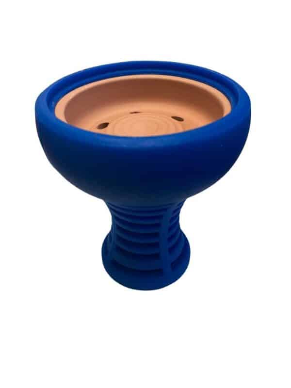 Silicone bowl with clay insert