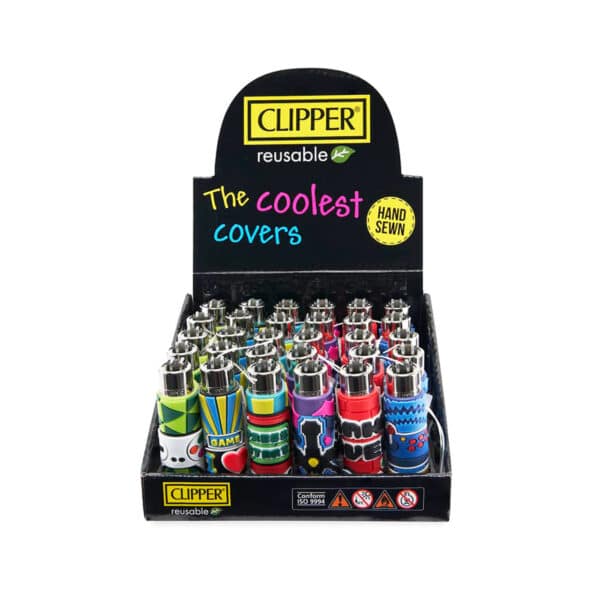 CLIPPER LIGHTER DISPLAY wholesale distributor pop games 1b 33312
