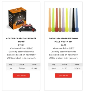 wholesale hookah supplies 